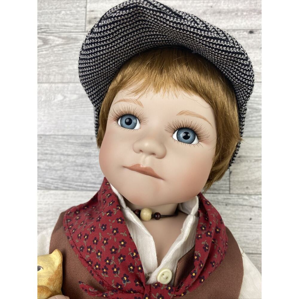 The Prestige Collection JIMMY Doll #0363/3500 Porcelain Original Box COA &Stand - Picture 8 of 15